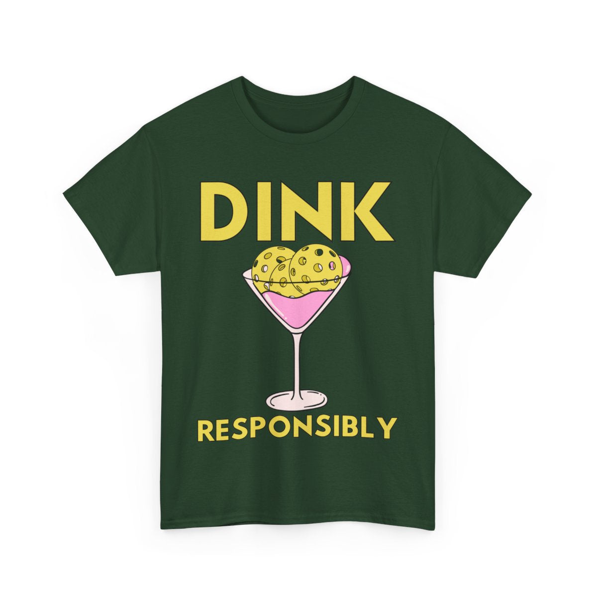 DINK RESPONSIBLY - Pickleball (Basic Tee)