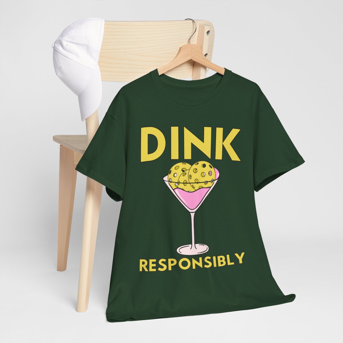 DINK RESPONSIBLY - Pickleball (Basic Tee)