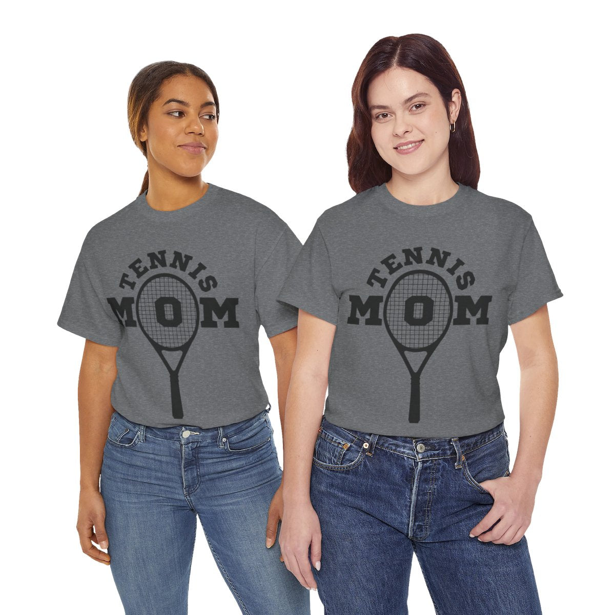 TENNIS MOM 4 - Tennis Basic Tee