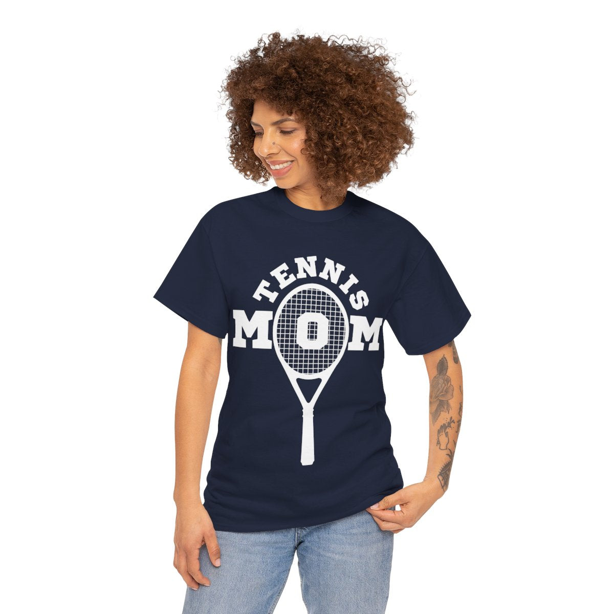 TENNIS MOM 4 - Tennis Basic Tee