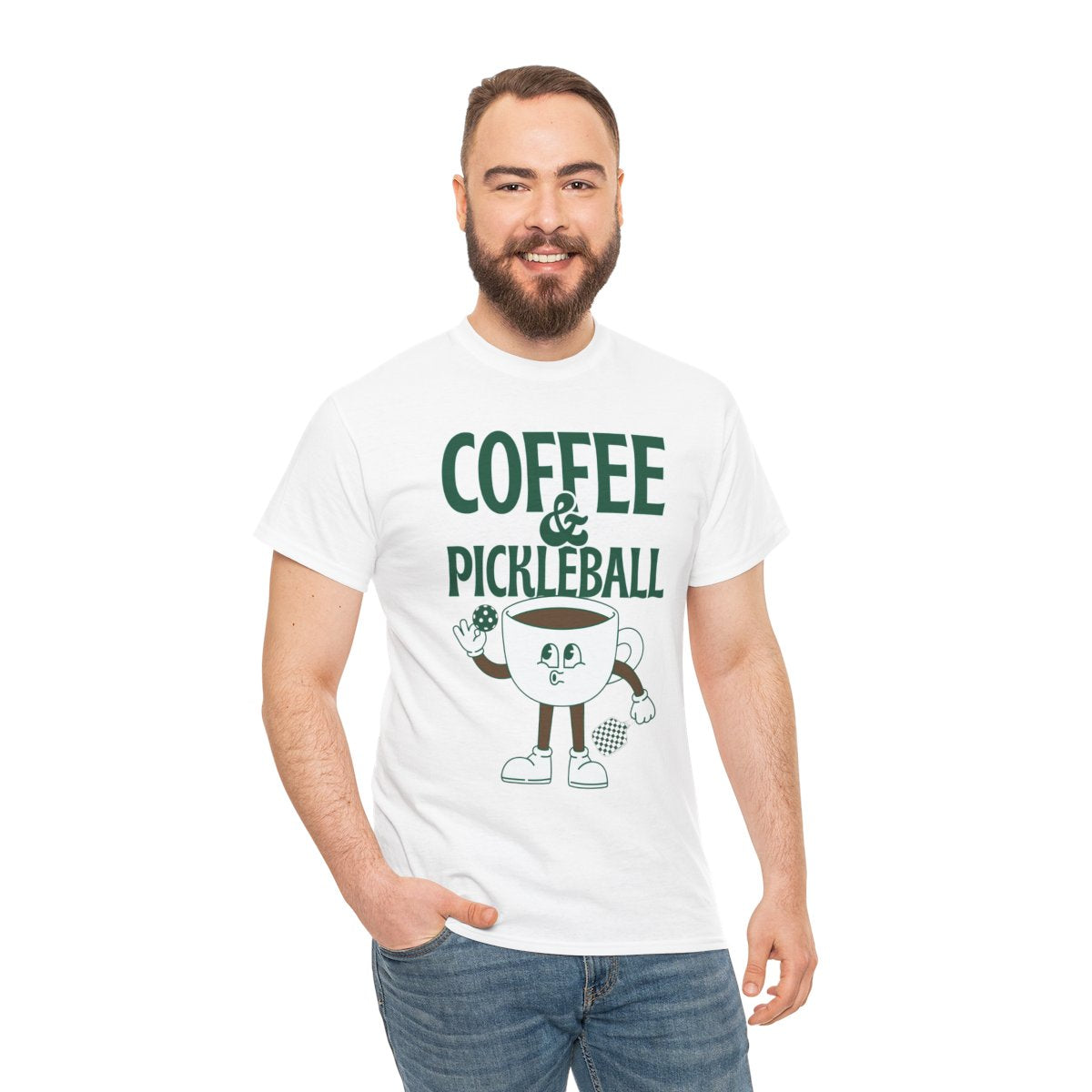 COFFEE & PICKLEBALL - Pickleball (Basic Tee)