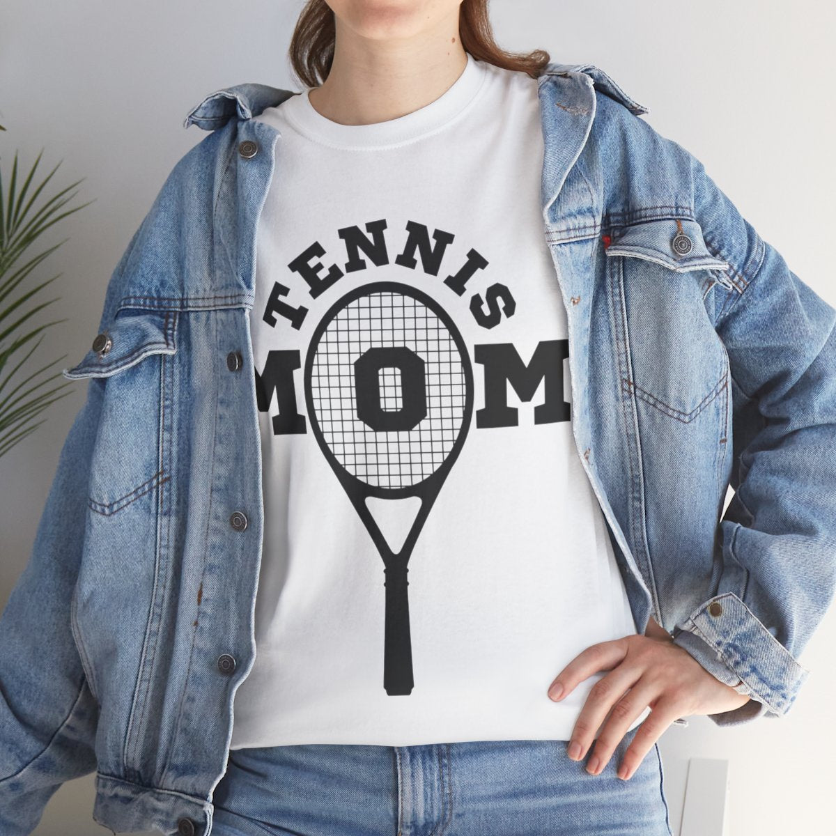 TENNIS MOM 4 - Tennis Basic Tee