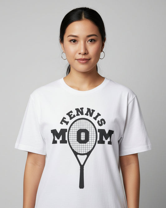 TENNIS MOM 4 - Tennis Basic Tee