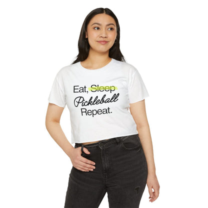 EAT SLEEP - Pickleball (Crop Top)