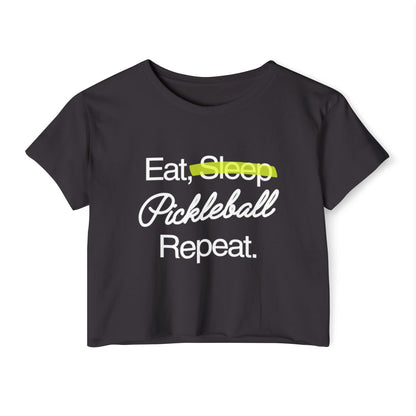 EAT SLEEP - Pickleball (Crop Top)