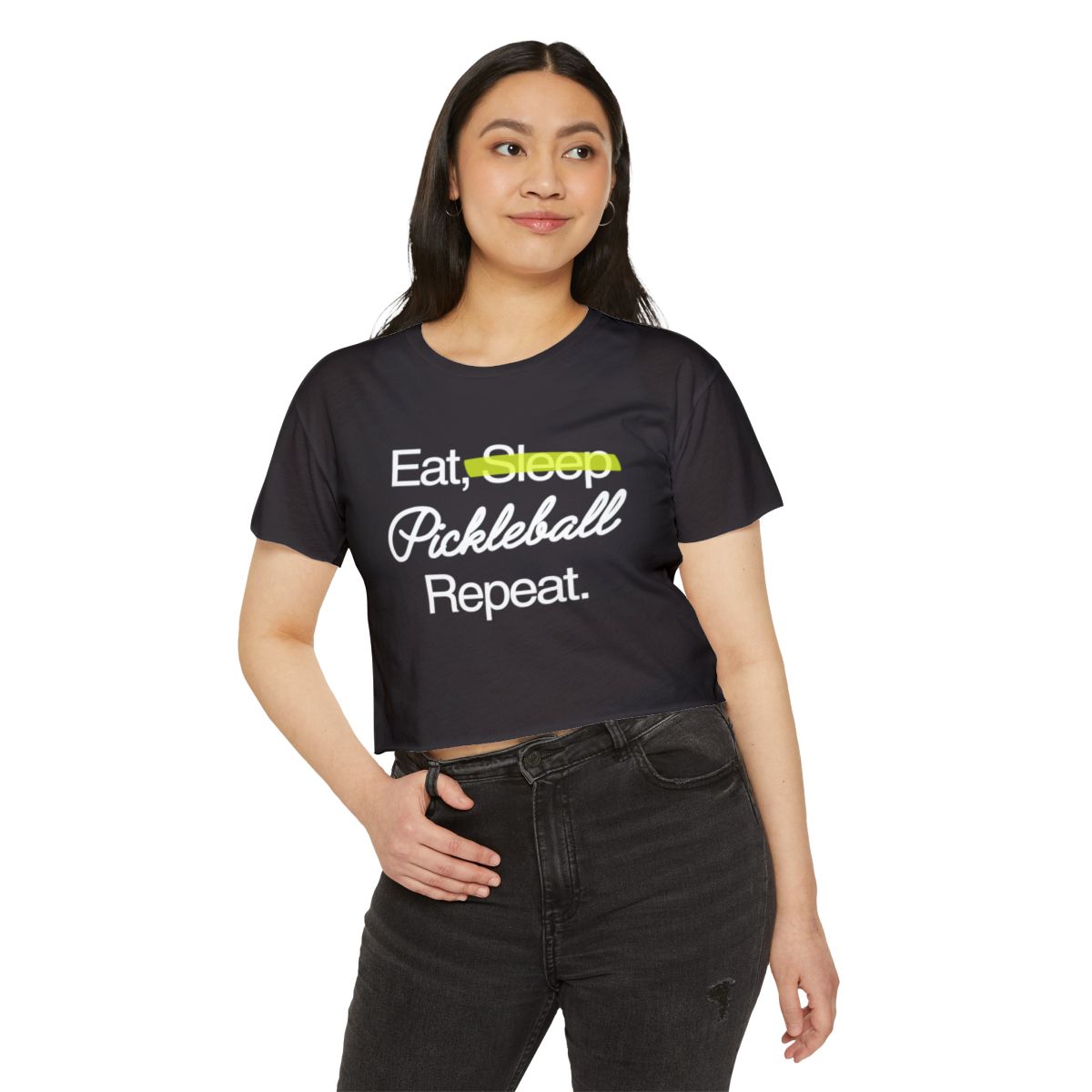EAT SLEEP - Pickleball (Crop Top)