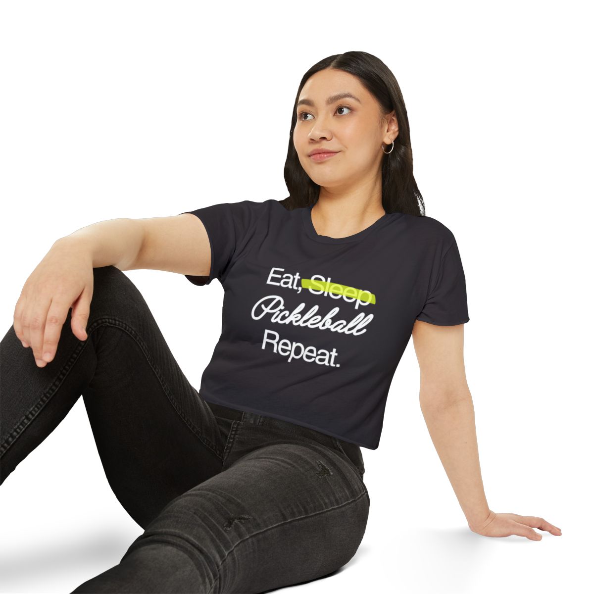 EAT SLEEP - Pickleball (Crop Top)