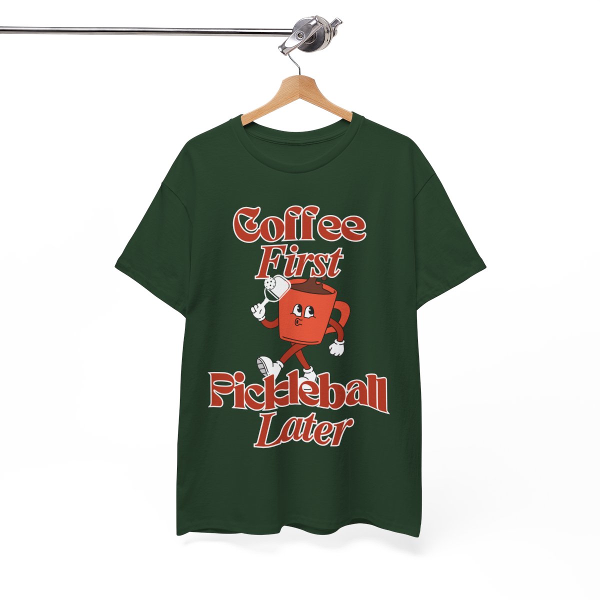 COFFEE FIRST 3 - Pickleball (Basic Tee)