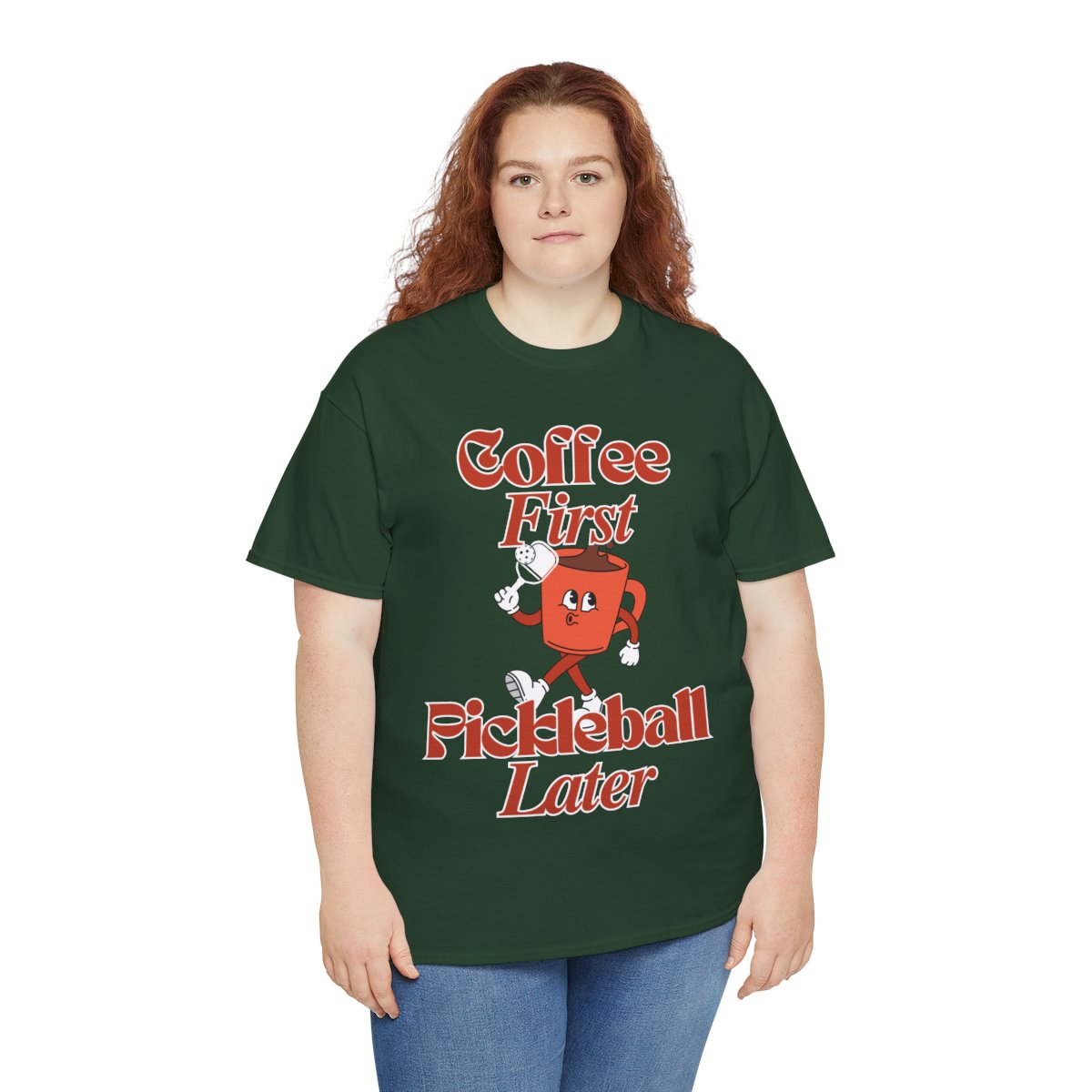 COFFEE FIRST 3 - Pickleball (Basic Tee)