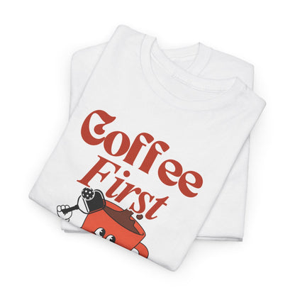 COFFEE FIRST 3 - Pickleball (Basic Tee)