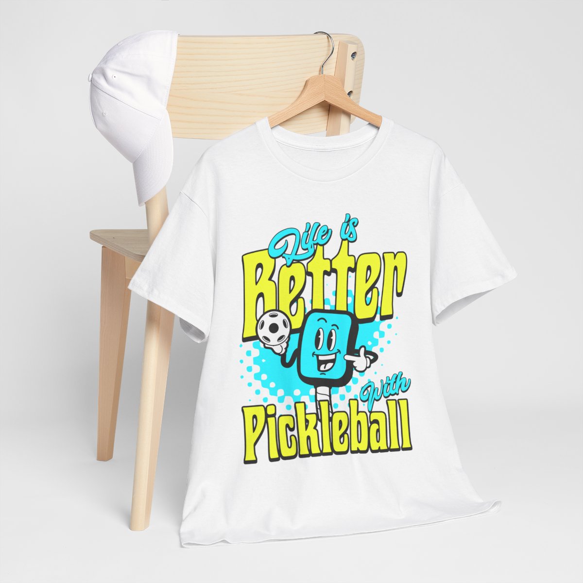 LIFE'S BETTER W/ PICKLEBALL 1 - Pickleball (Basic Tee)