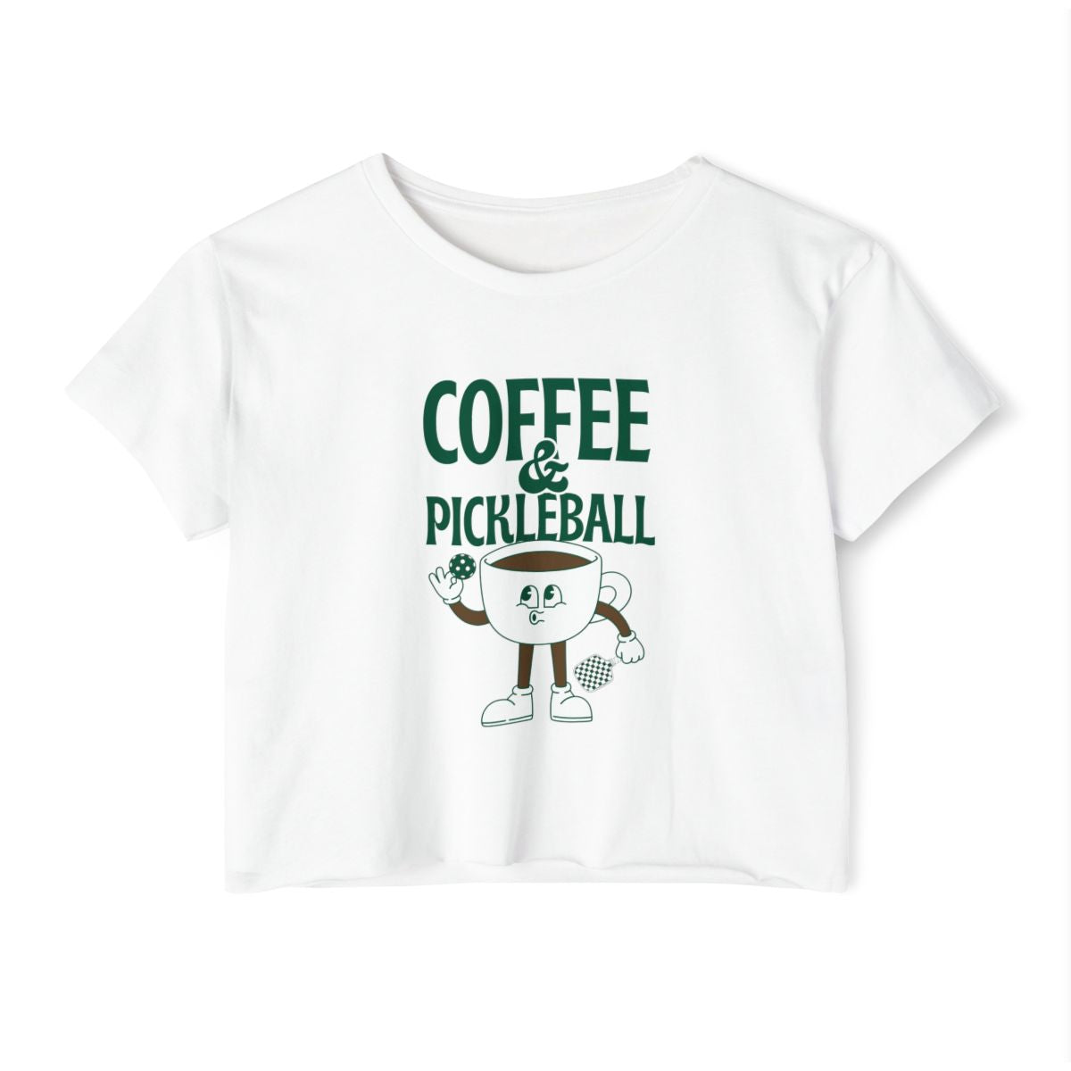 COFFEE & PICKLEBALL - Pickleball (Crop Top)
