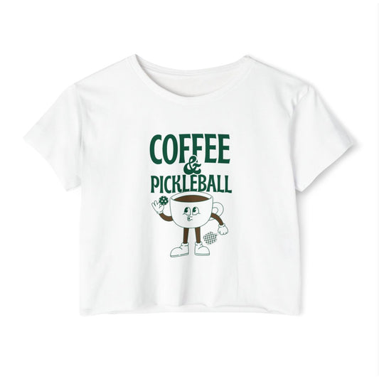 COFFEE & PICKLEBALL - Pickleball (Crop Top)