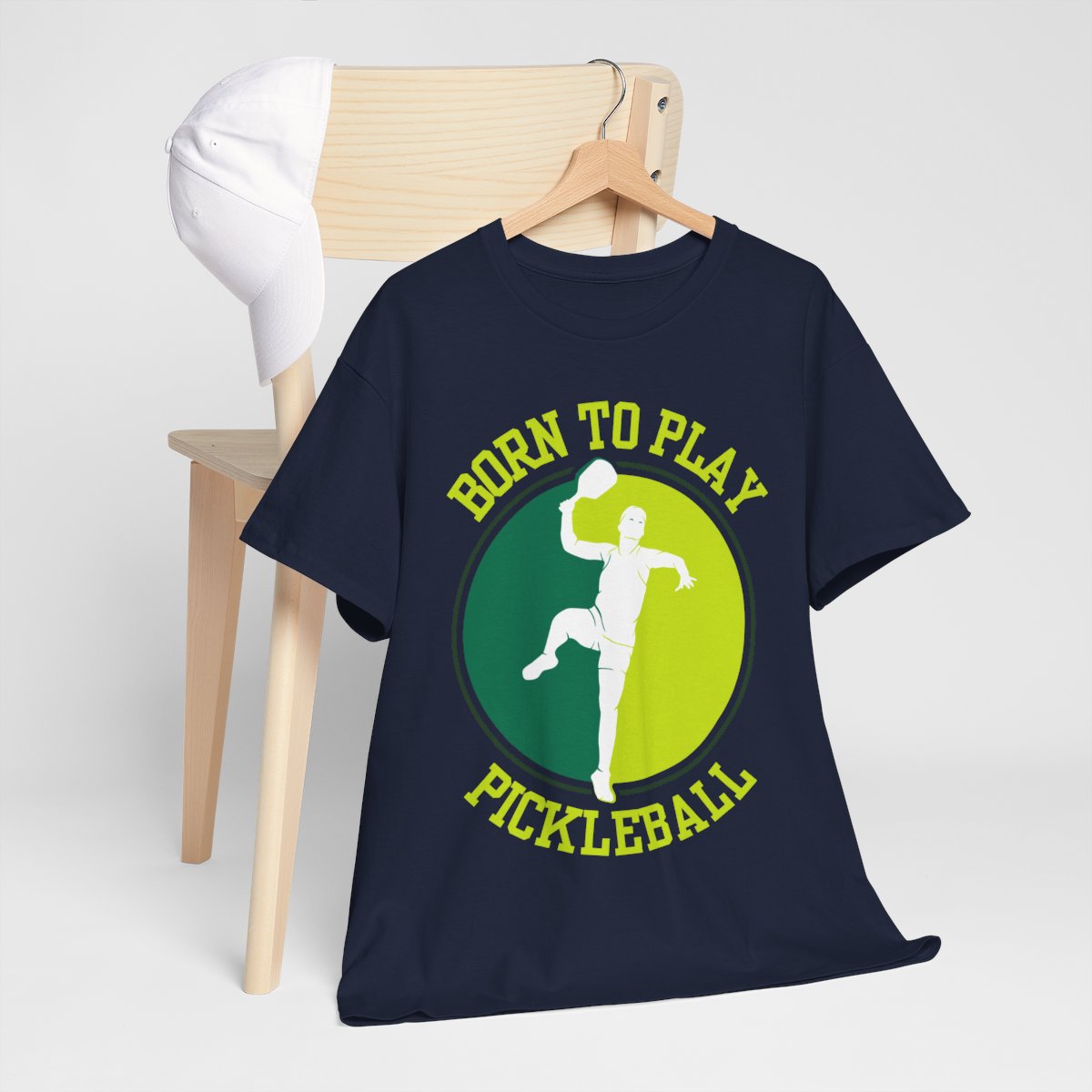 BORN TO PLAY PICKLEBALL- Pickleball (Basic Tee)