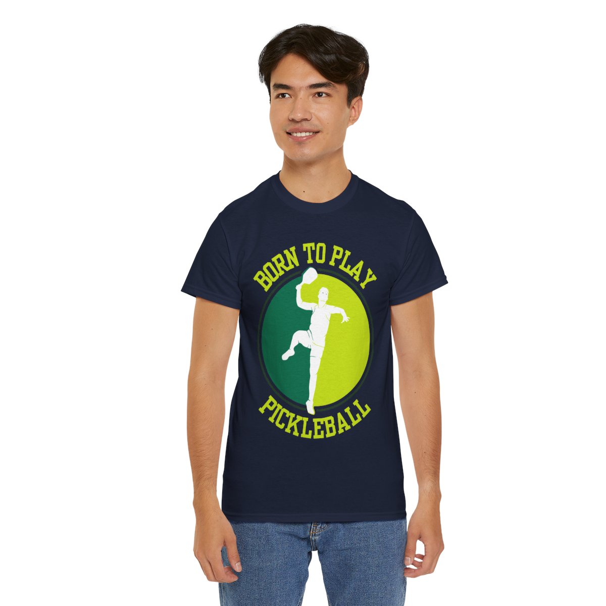 BORN TO PLAY PICKLEBALL- Pickleball (Basic Tee)