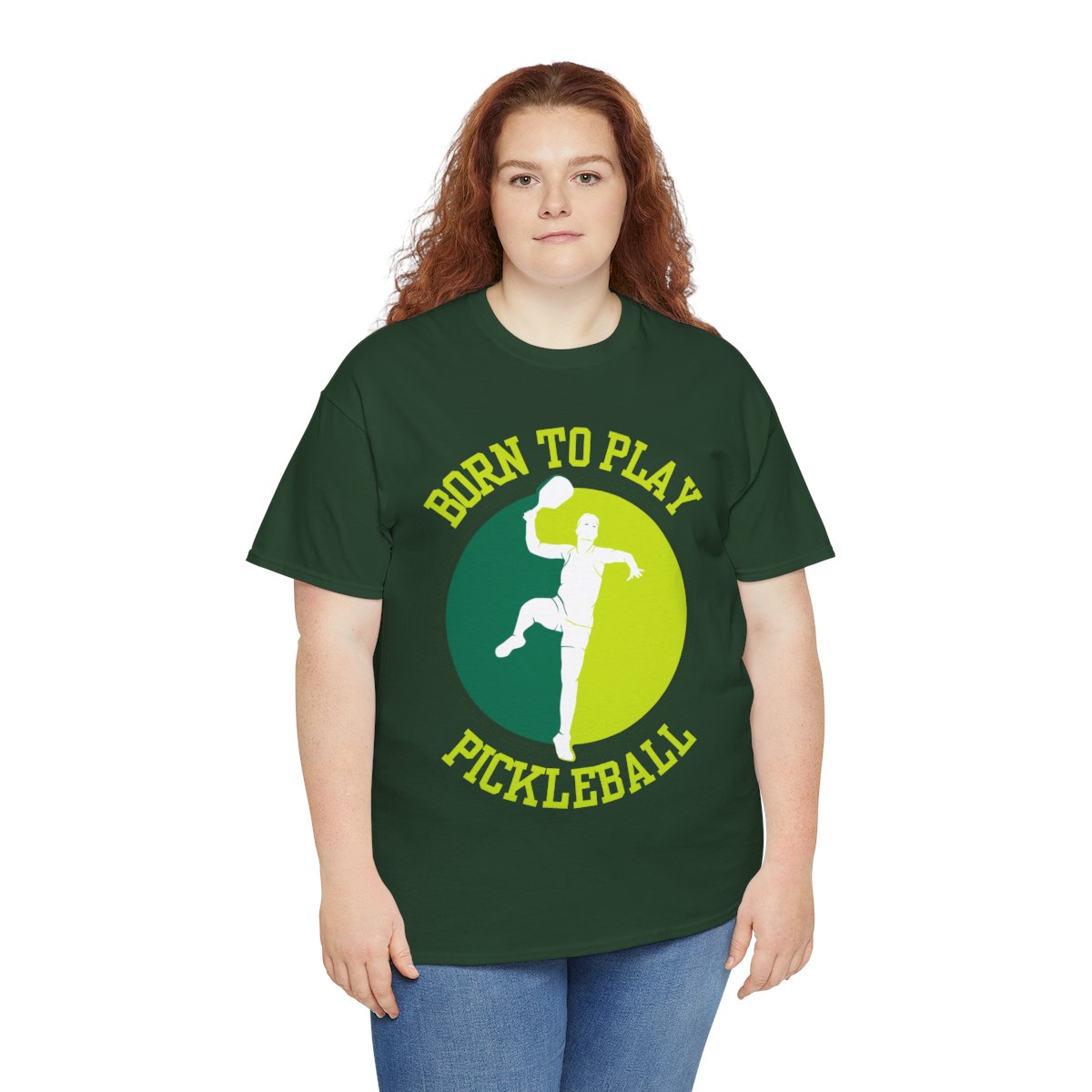 BORN TO PLAY PICKLEBALL- Pickleball (Basic Tee)