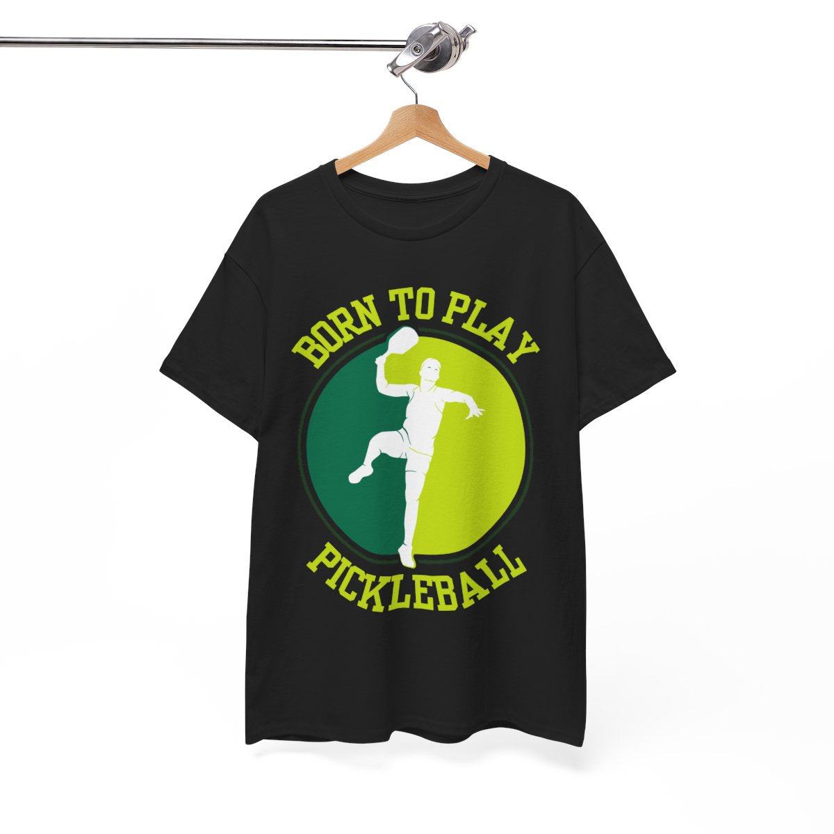 BORN TO PLAY PICKLEBALL- Pickleball (Basic Tee)