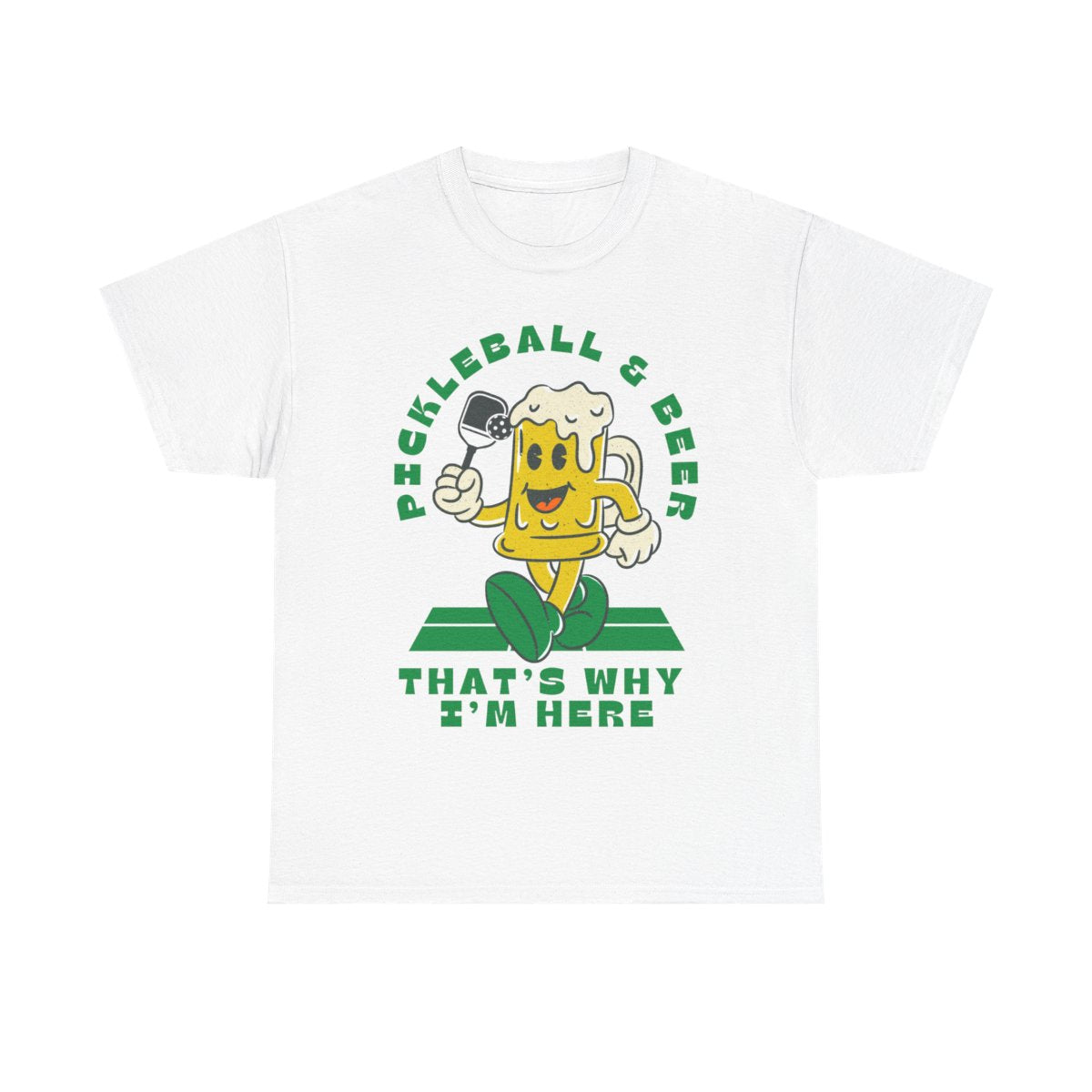 PICKLEBALL & BEER - Pickleball (Basic Tee)