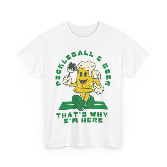 PICKLEBALL & BEER - Pickleball (Basic Tee)