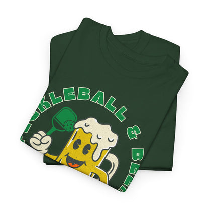 PICKLEBALL & BEER - Pickleball (Basic Tee)