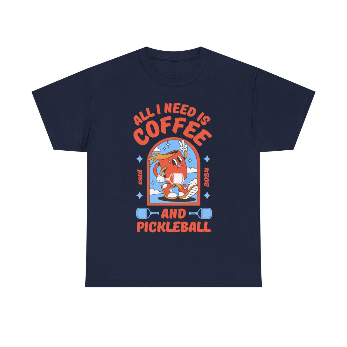 COFFEE & PICKLEBALL 2 - Pickleball (Basic Tee)