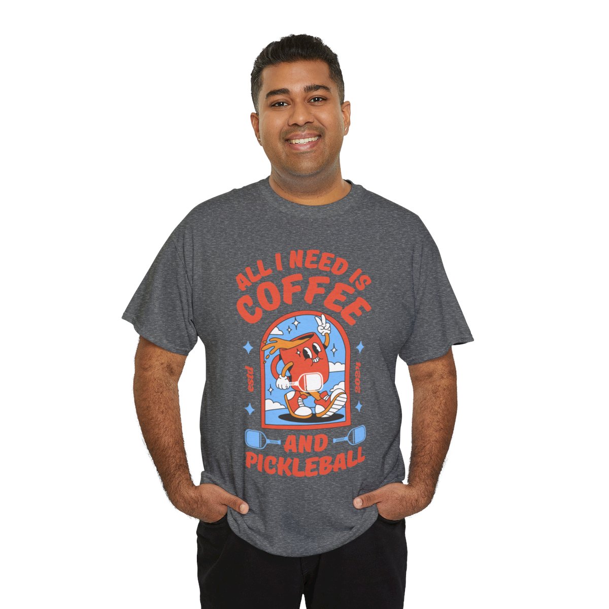 COFFEE & PICKLEBALL 2 - Pickleball (Basic Tee)