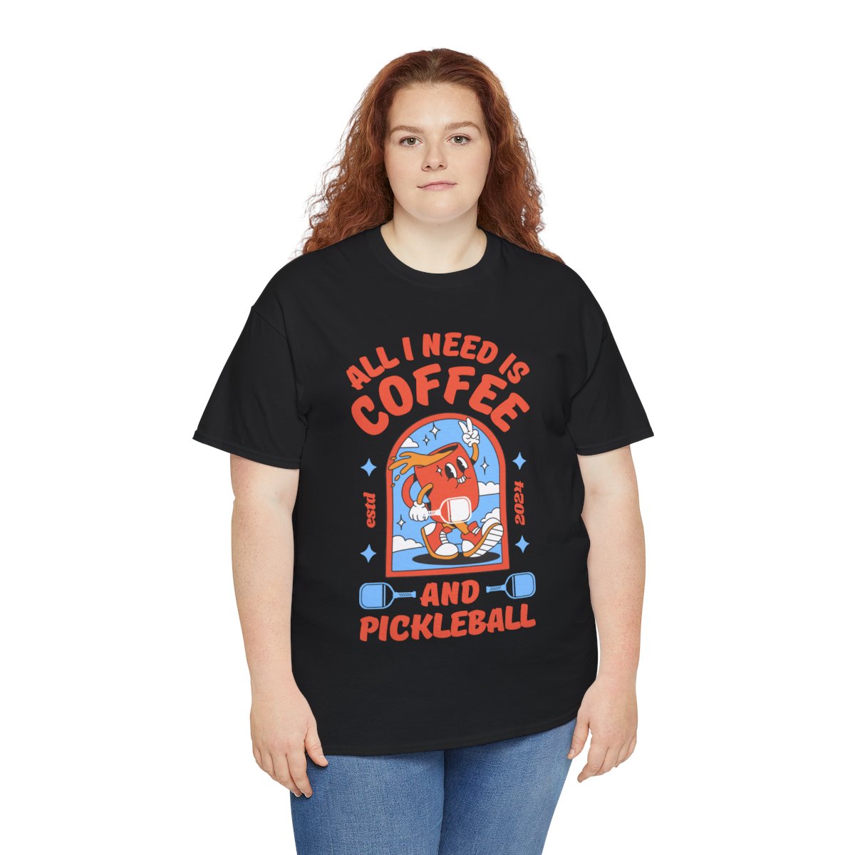 COFFEE & PICKLEBALL 2 - Pickleball (Basic Tee)