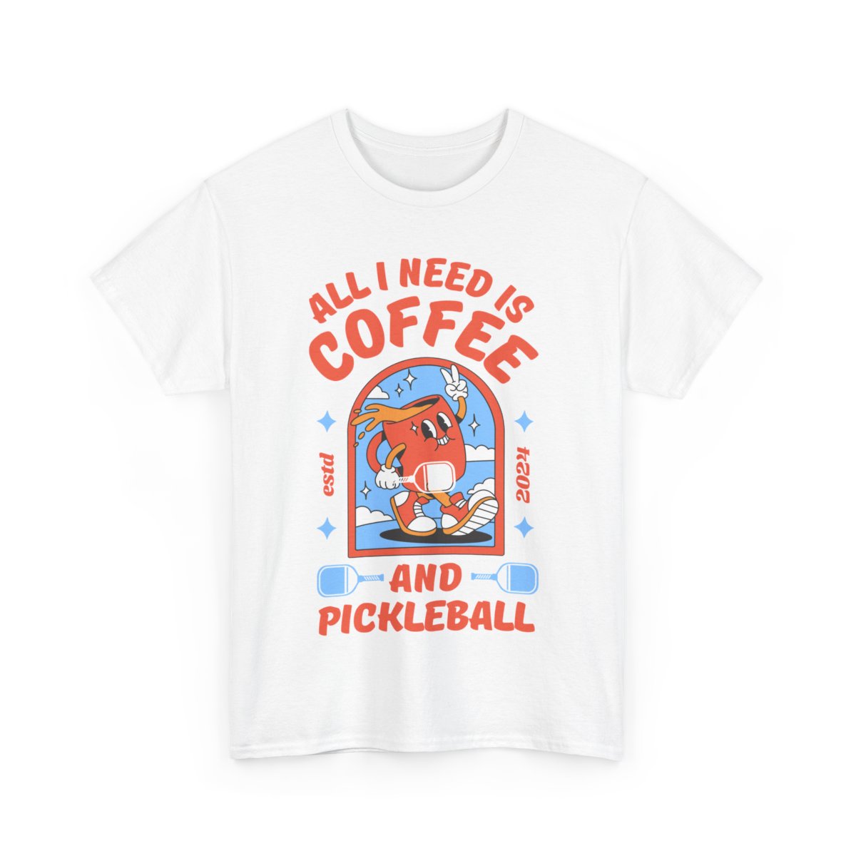 COFFEE & PICKLEBALL 2 - Pickleball (Basic Tee)