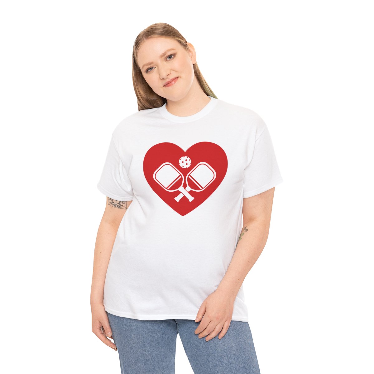 HEART PICKLEBALL 4 - Pickleball (Basic Tee)