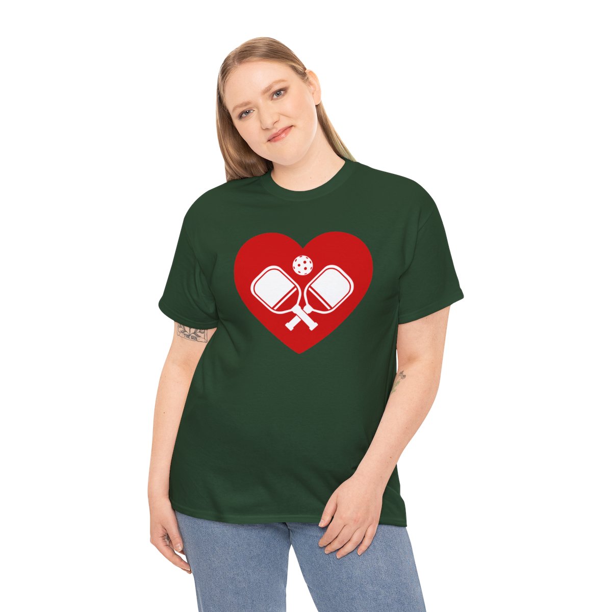 HEART PICKLEBALL 4 - Pickleball (Basic Tee)