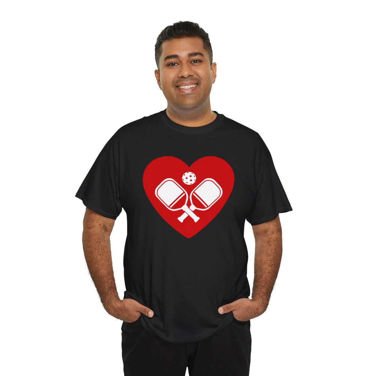 HEART PICKLEBALL 4 - Pickleball (Basic Tee)