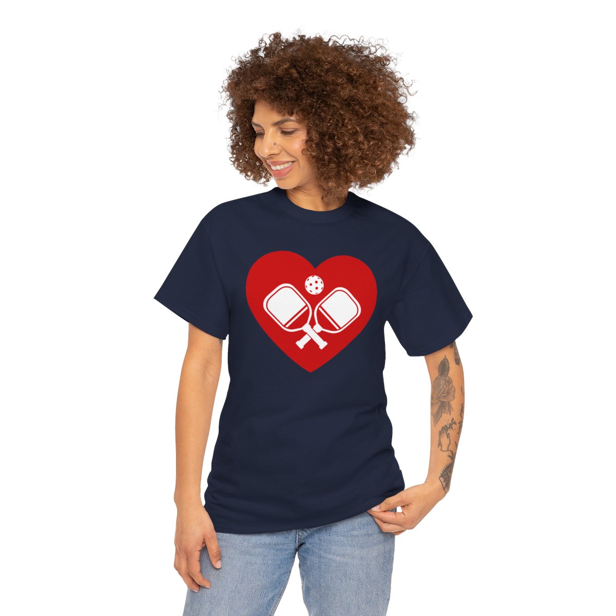 HEART PICKLEBALL 4 - Pickleball (Basic Tee)