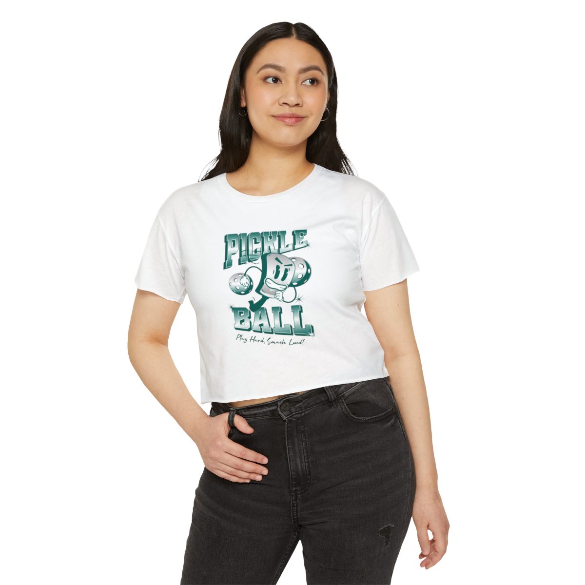 PLAY HARD - Pickleball (Crop Top)