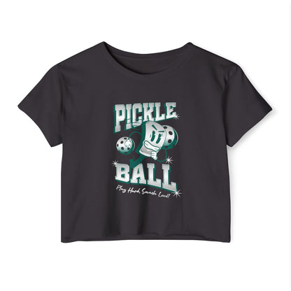 PLAY HARD - Pickleball (Crop Top)