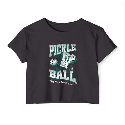 PLAY HARD - Pickleball (Crop Top)