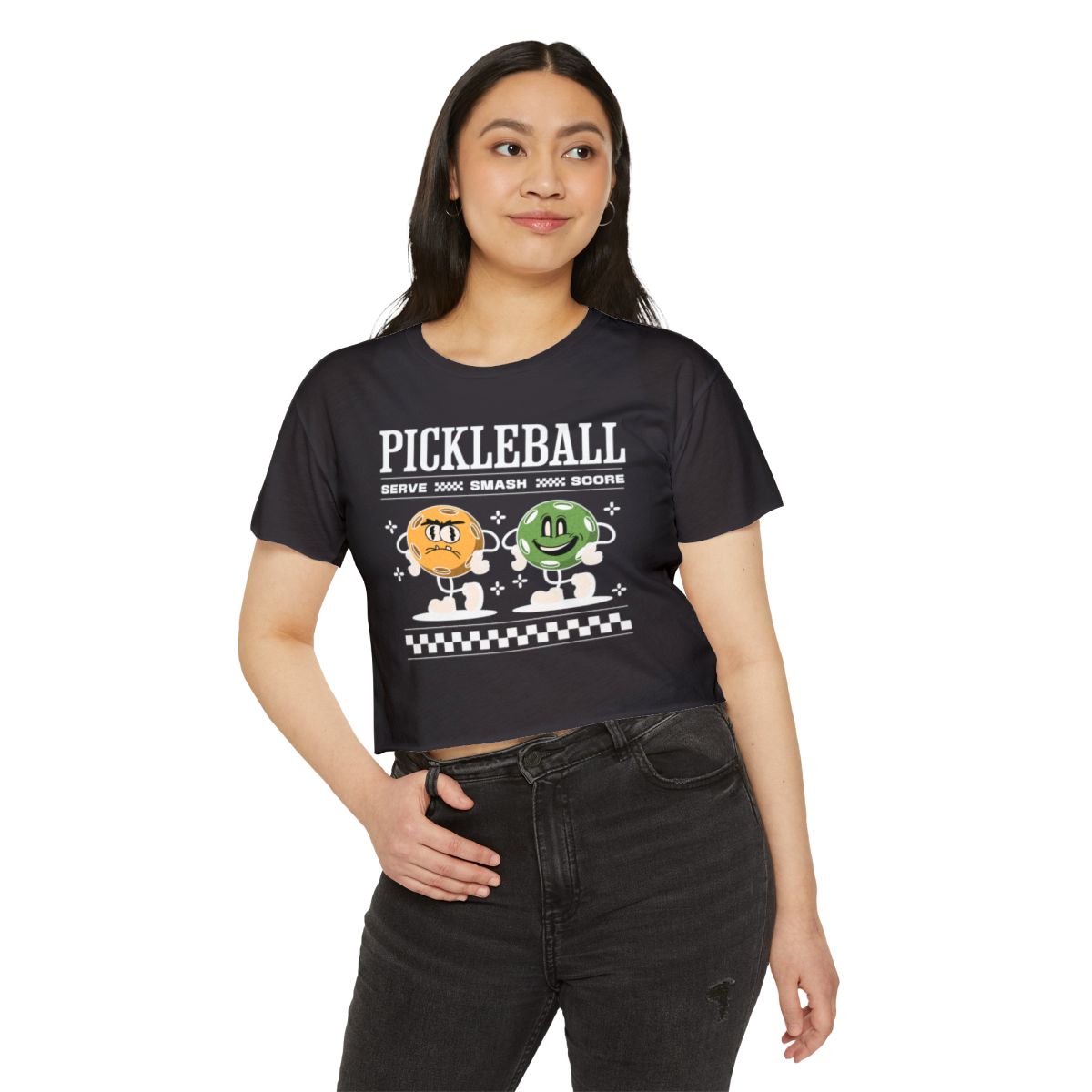SERVE SMASH SCORE - Pickleball (Crop Top)