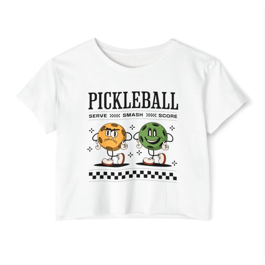 SERVE SMASH SCORE - Pickleball (Crop Top)