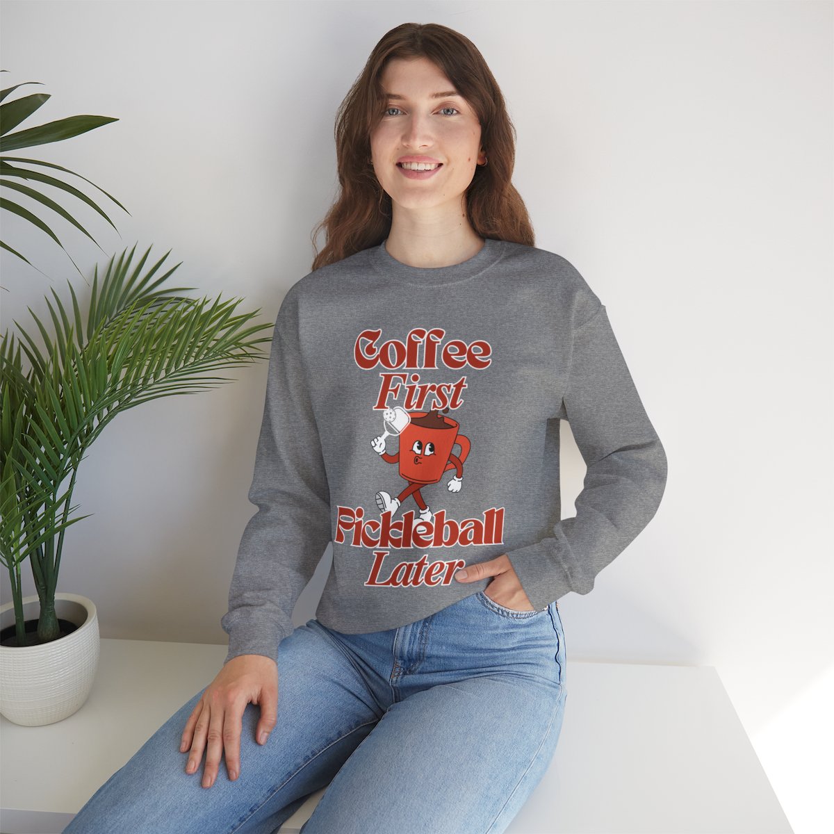 COFFEE FIRST 3 - Pickleball (Sweatshirt)