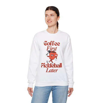 COFFEE FIRST 3 - Pickleball (Sweatshirt)