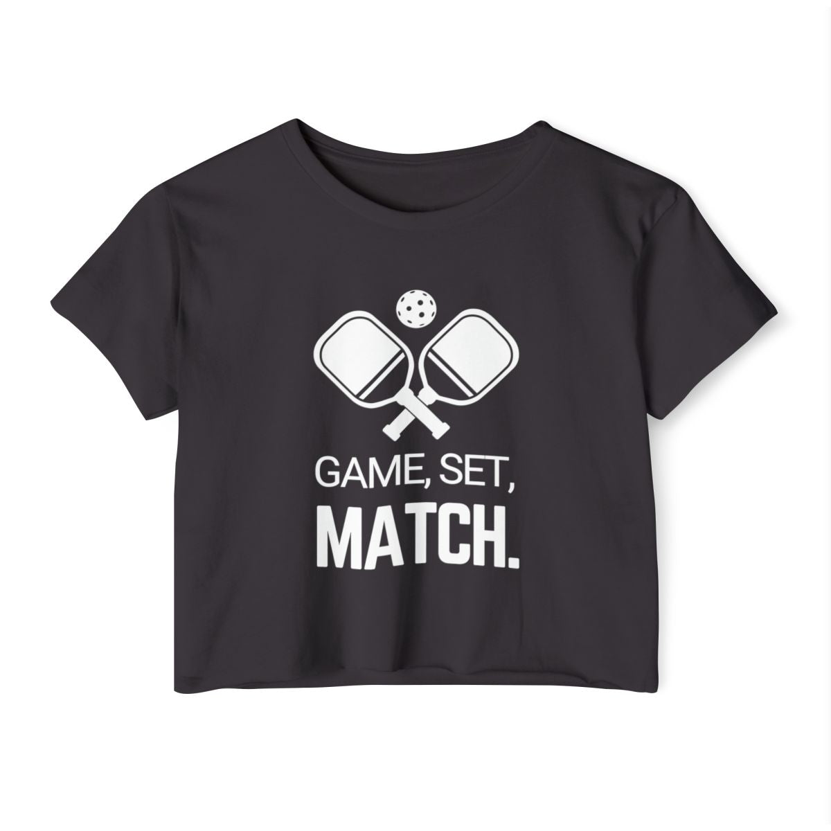 GAME SET MATCH - Pickleball (Crop Top)