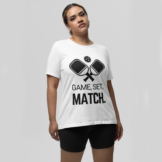 GAME SET MATCH - Pickleball (Basic Tee)