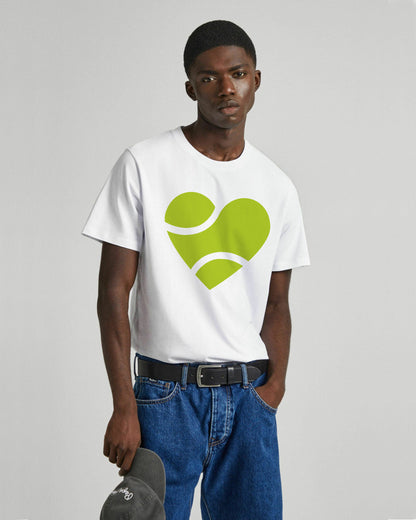 HEART - BALL - Tennis Basic Tee