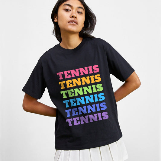 DOWN THE LINE - Tennis Basic Tee