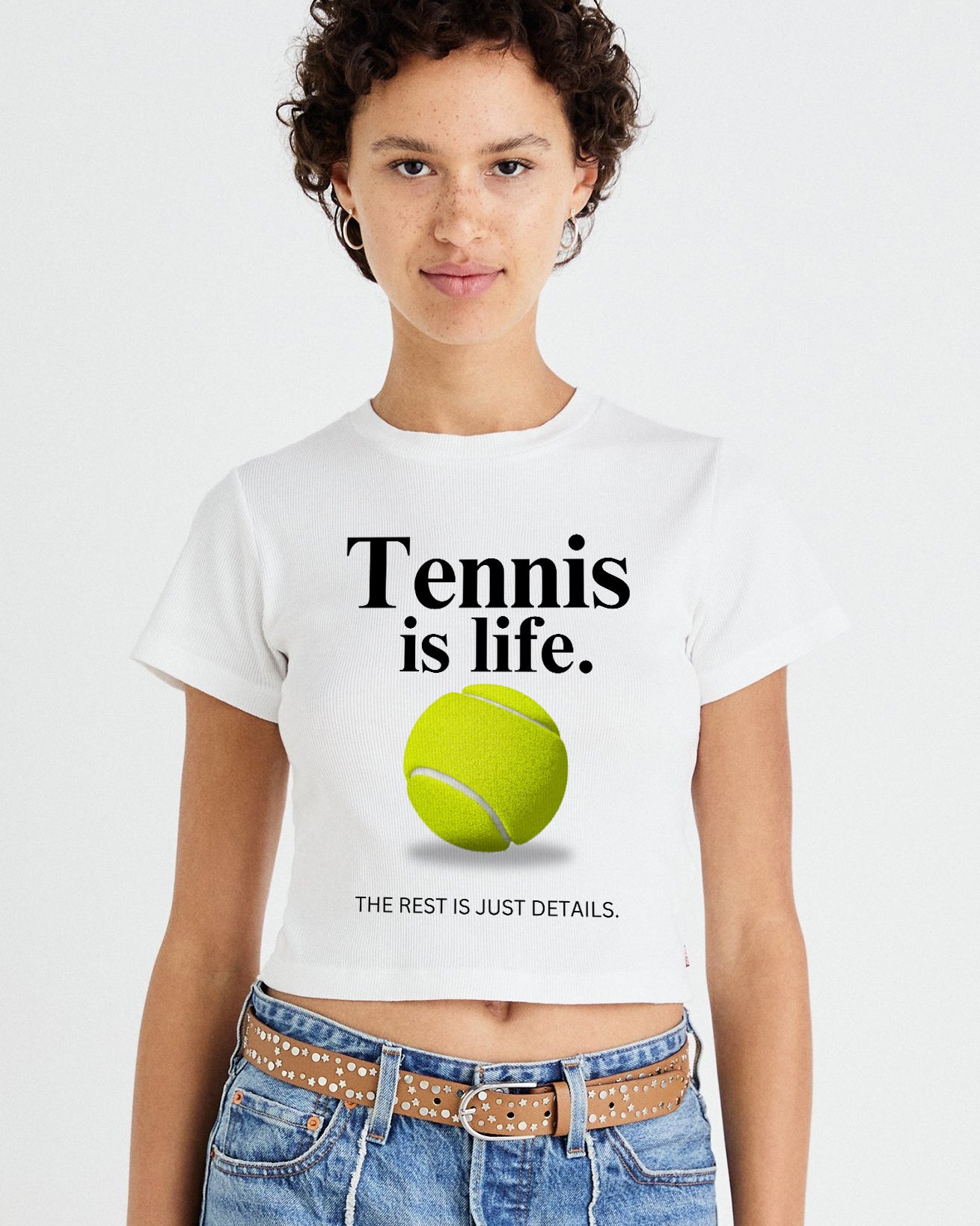 TENNIS IS LIFE - Crop Top