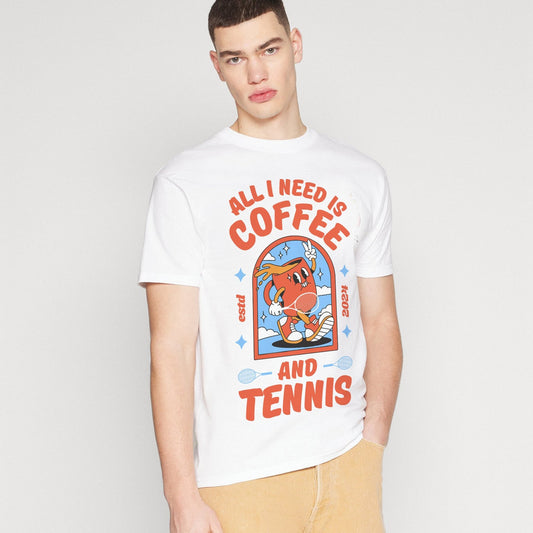 COFFEE & TENNIS - Tennis Basic Tee