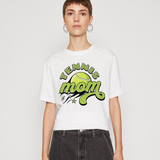 TENNIS MOM 1 - Tennis Basic Tee