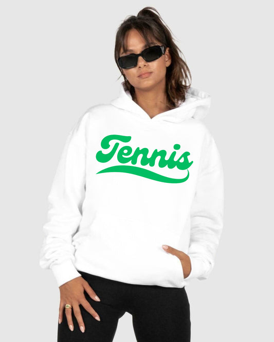 TENNIS 1 (Green) - Tennis Hoodie