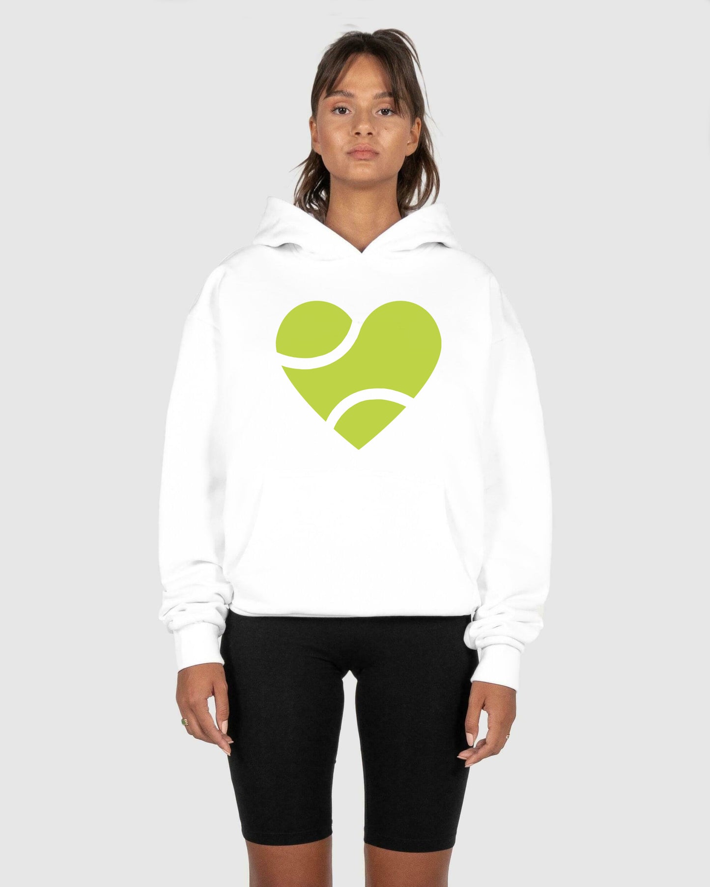 HEART - BALL  - Tennis Hoodie