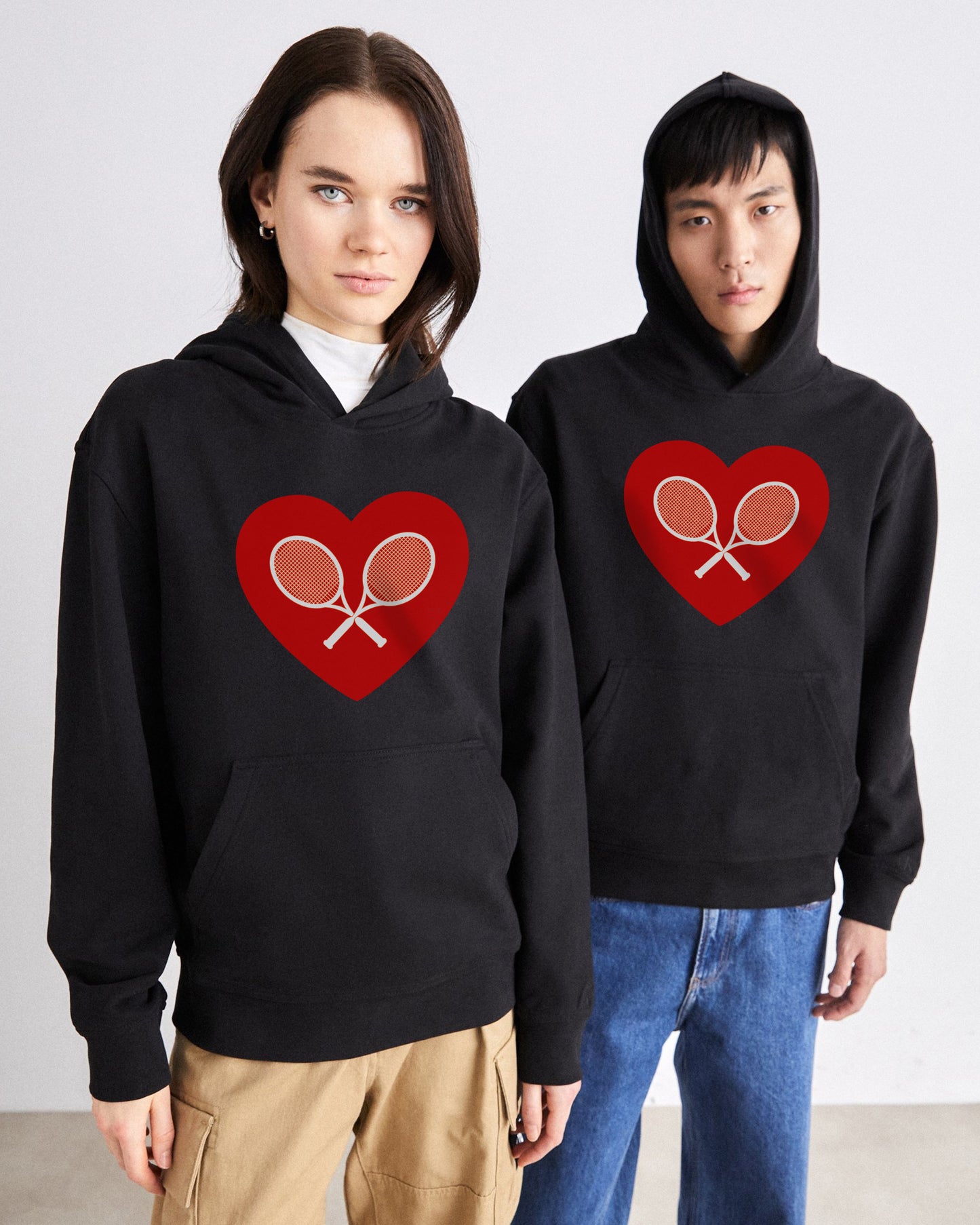 LOVE 5 - Tennis Hoodie