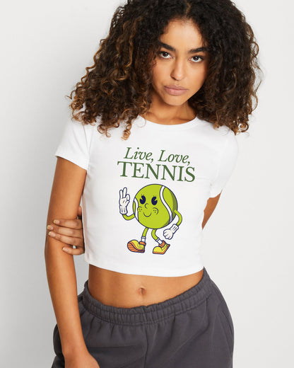 LIVE LOVE TENNIS - Crop Top